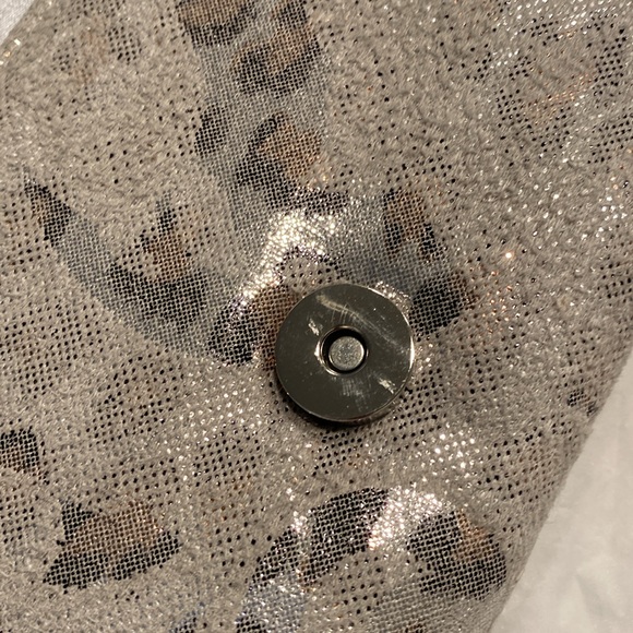 Sasha Convertible Crossbody Clutch Evening Bag Animal Print Metallic NWT Zara - Picture 10 of 12